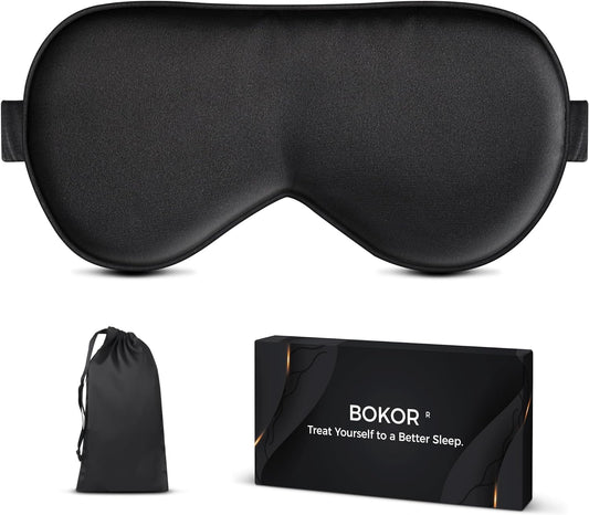 BOKOR Silk Sleep Mask -  Black